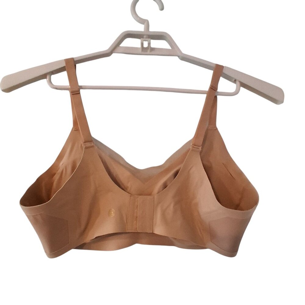 Honeylove Runway lace crossover bra womens XL wireless nude tan - Picture 3 of 4